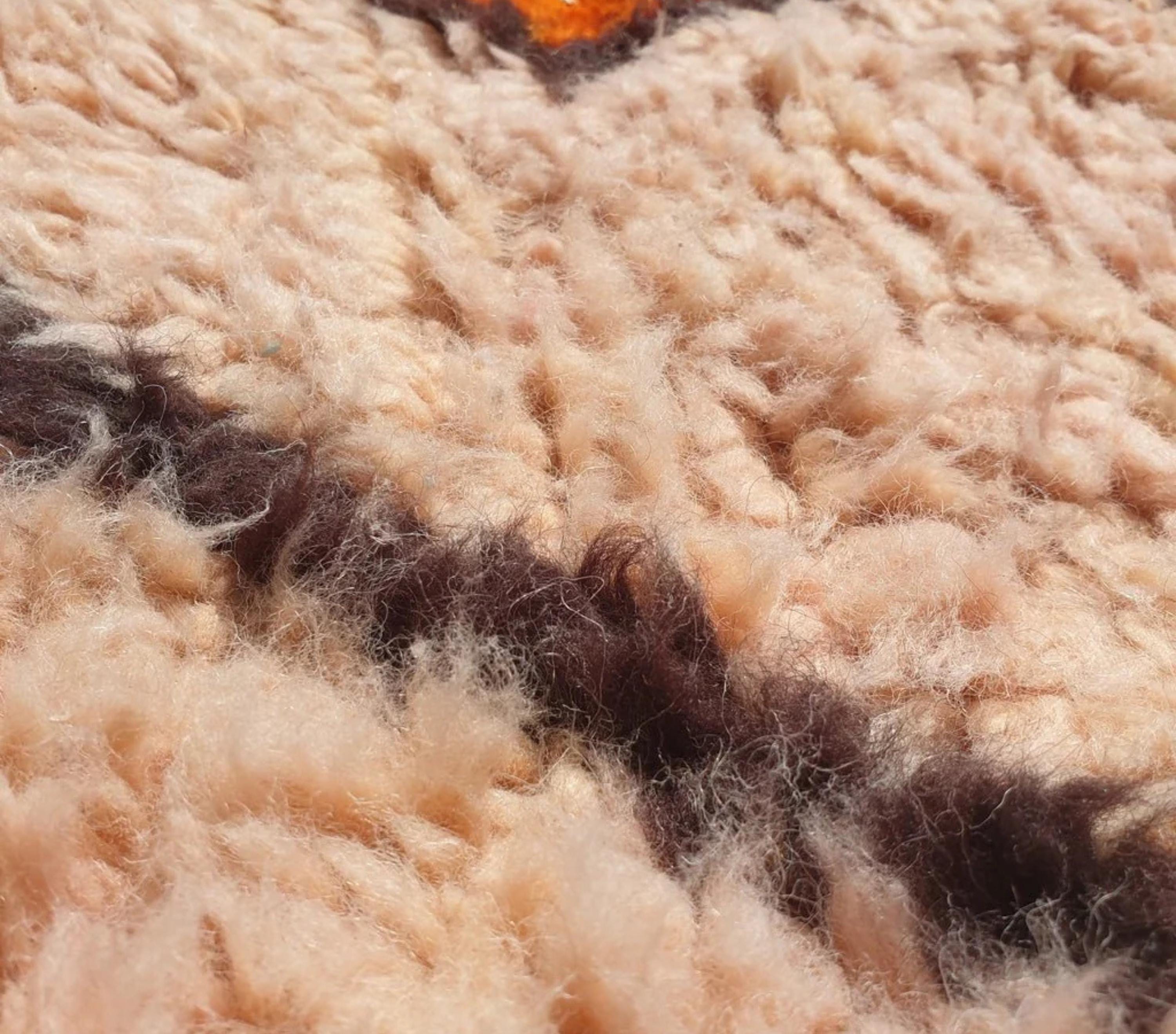 Khadija, Peach Moroccan Rug