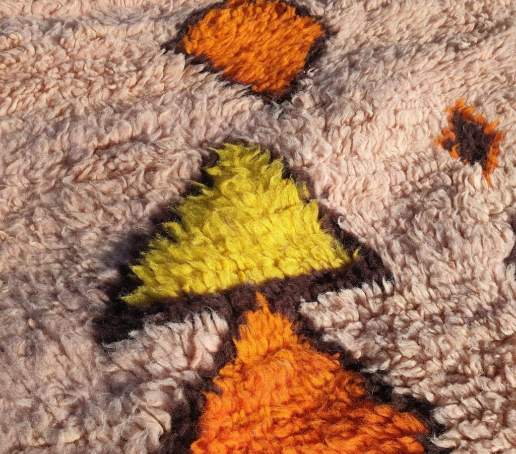 Khadija, Peach Moroccan Rug