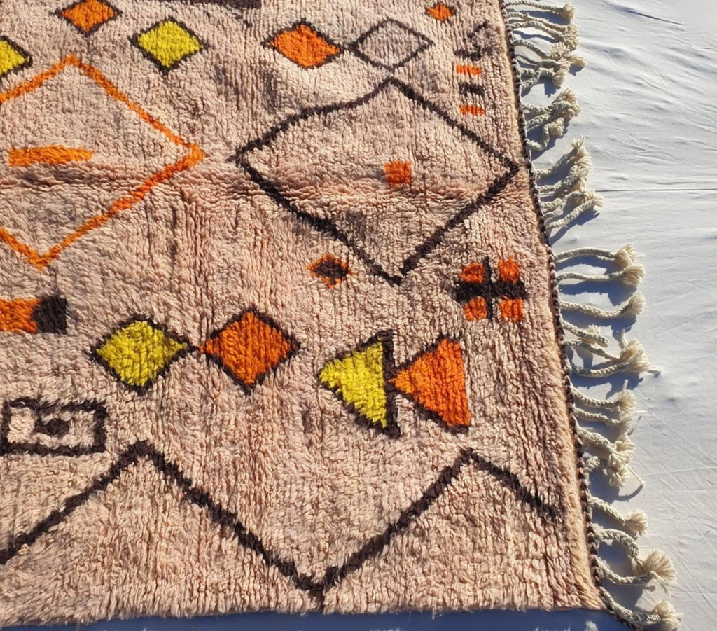 Khadija, Peach Moroccan Rug