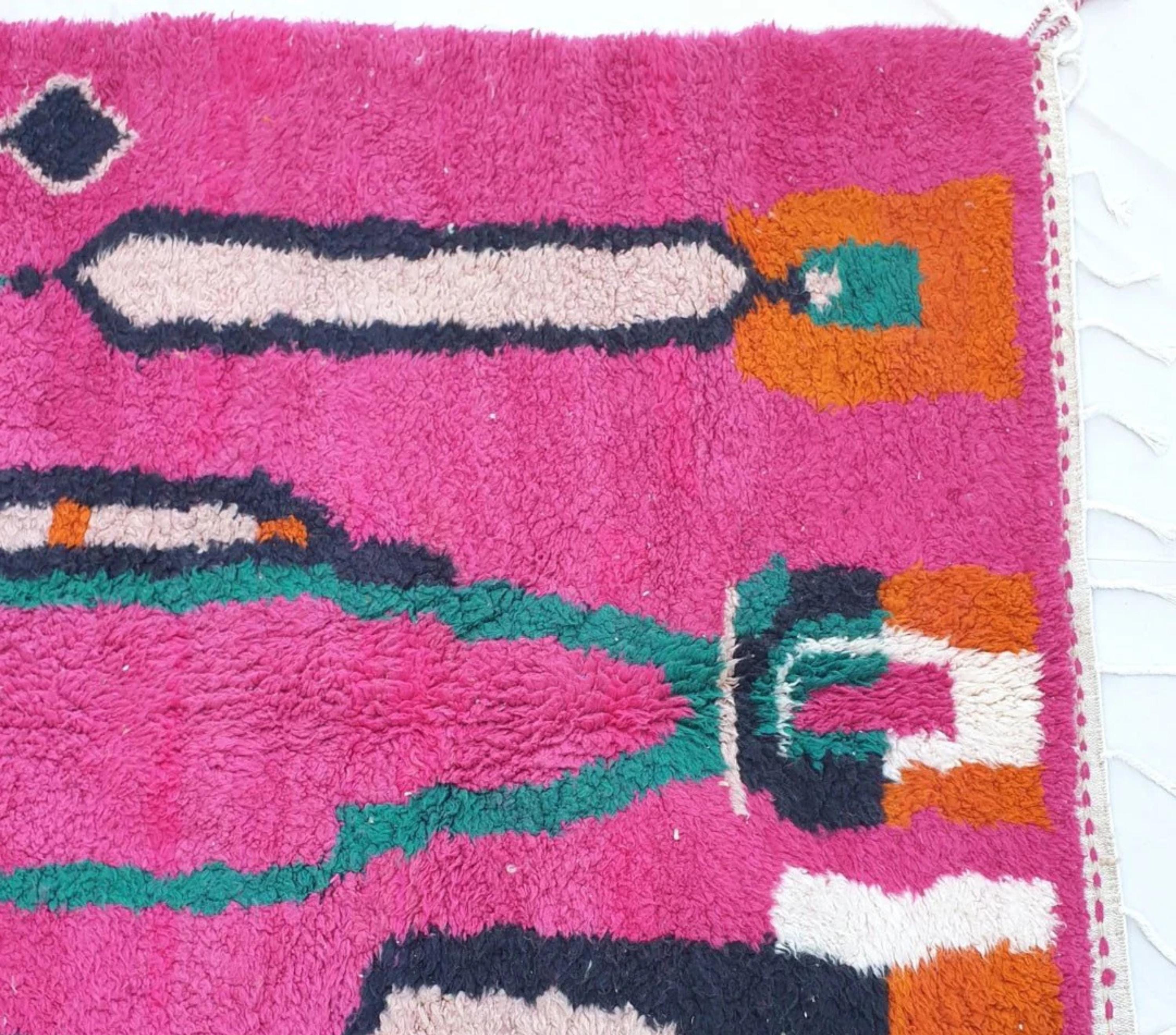 Hayat, Pink Moroccan Rug