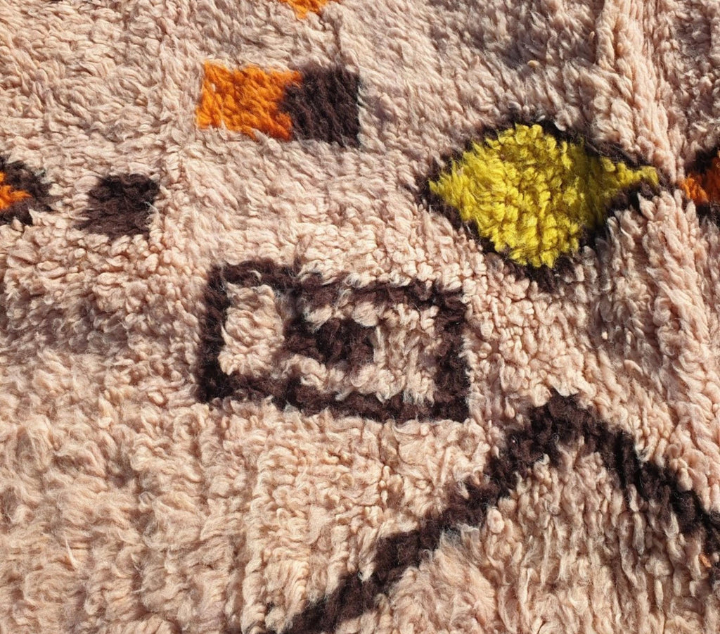 Khadija, Peach Moroccan Rug