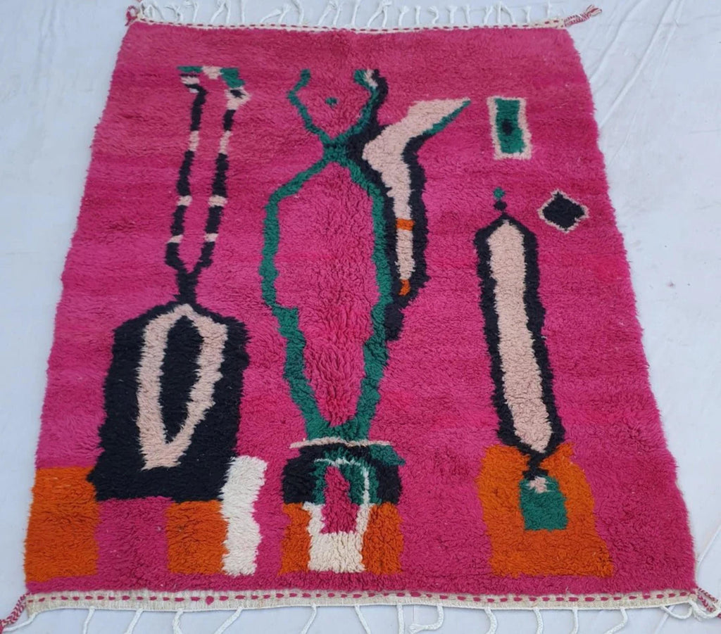 Hayat, Pink Moroccan Rug