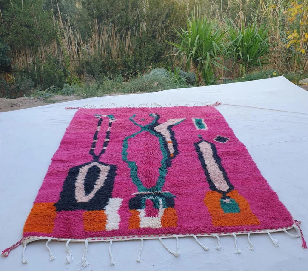 Hayat, Pink Moroccan Rug