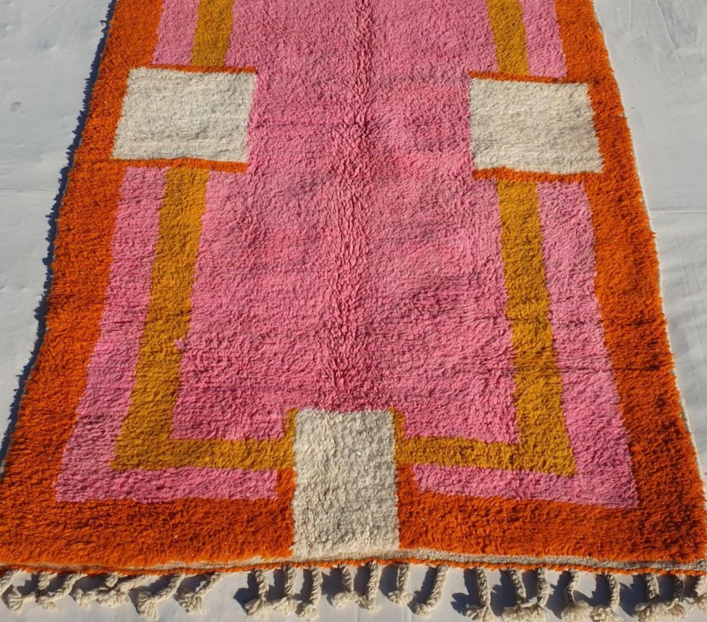 Najat, Light Pink Moroccan Wool Rug