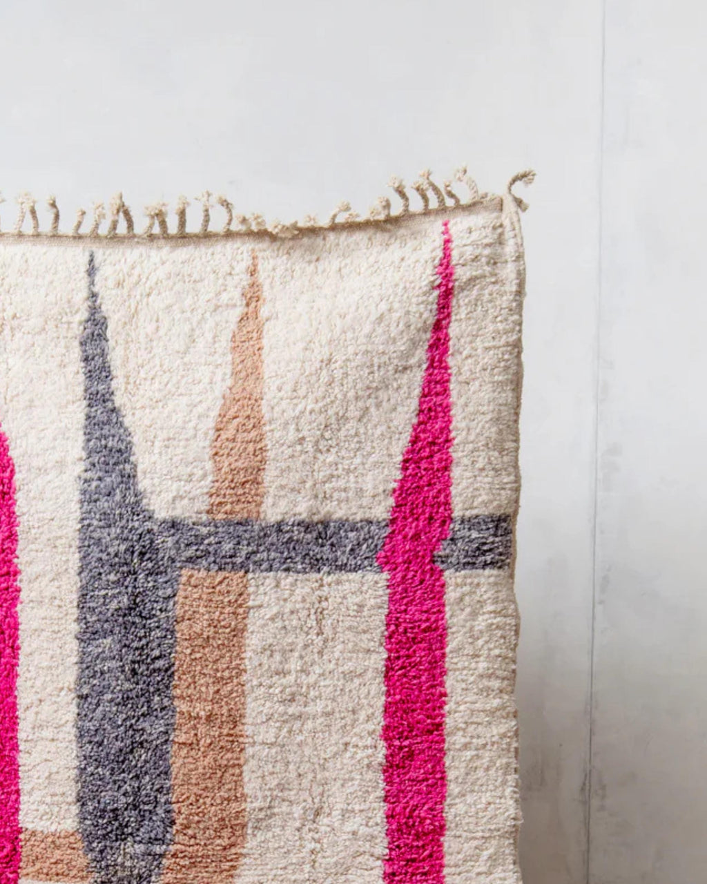 Handmade Wool Berber Rug: Custom Moroccan Azilal Rug