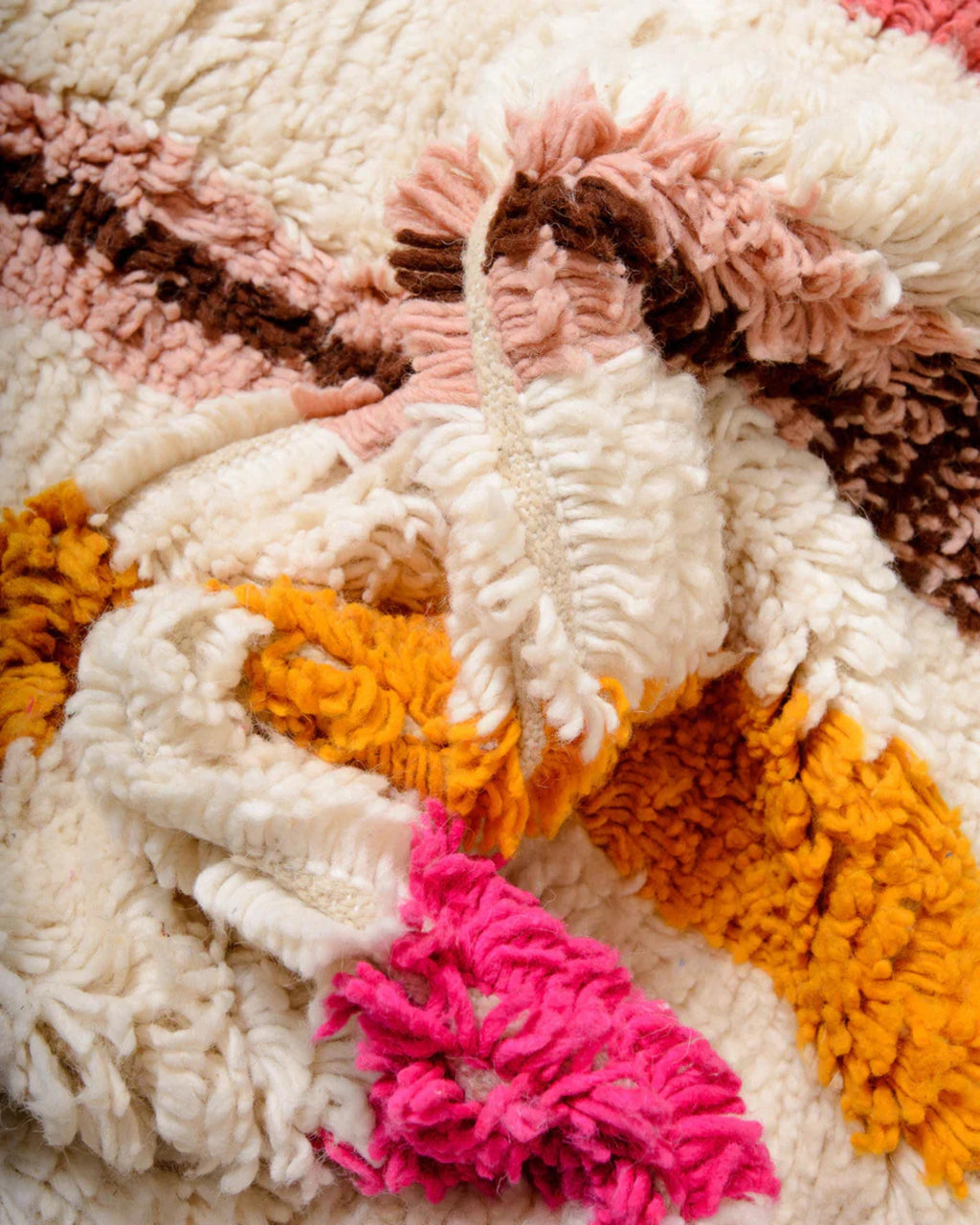 Handmade Beni Ourain Berber Rug: 8x10 Moroccan Wool Carpet