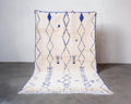 Handmade Beni Ourain Rug: Authentic Moroccan Rug, Custom Sizes