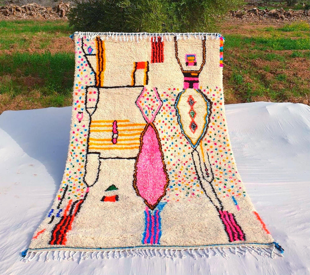 Kholod, Moroccan Azilal Shag Carpet