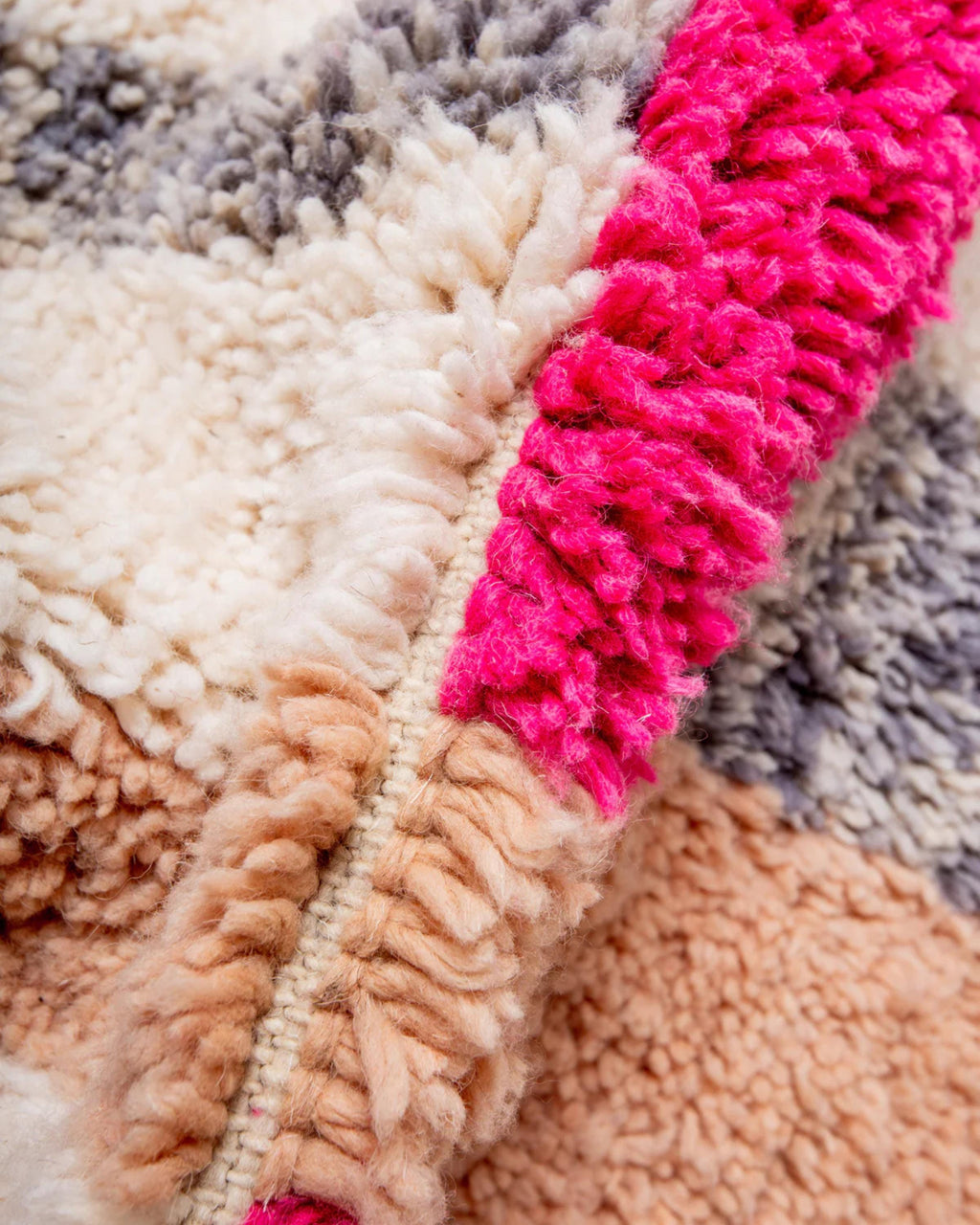 Handmade Wool Berber Rug: Custom Moroccan Azilal Rug