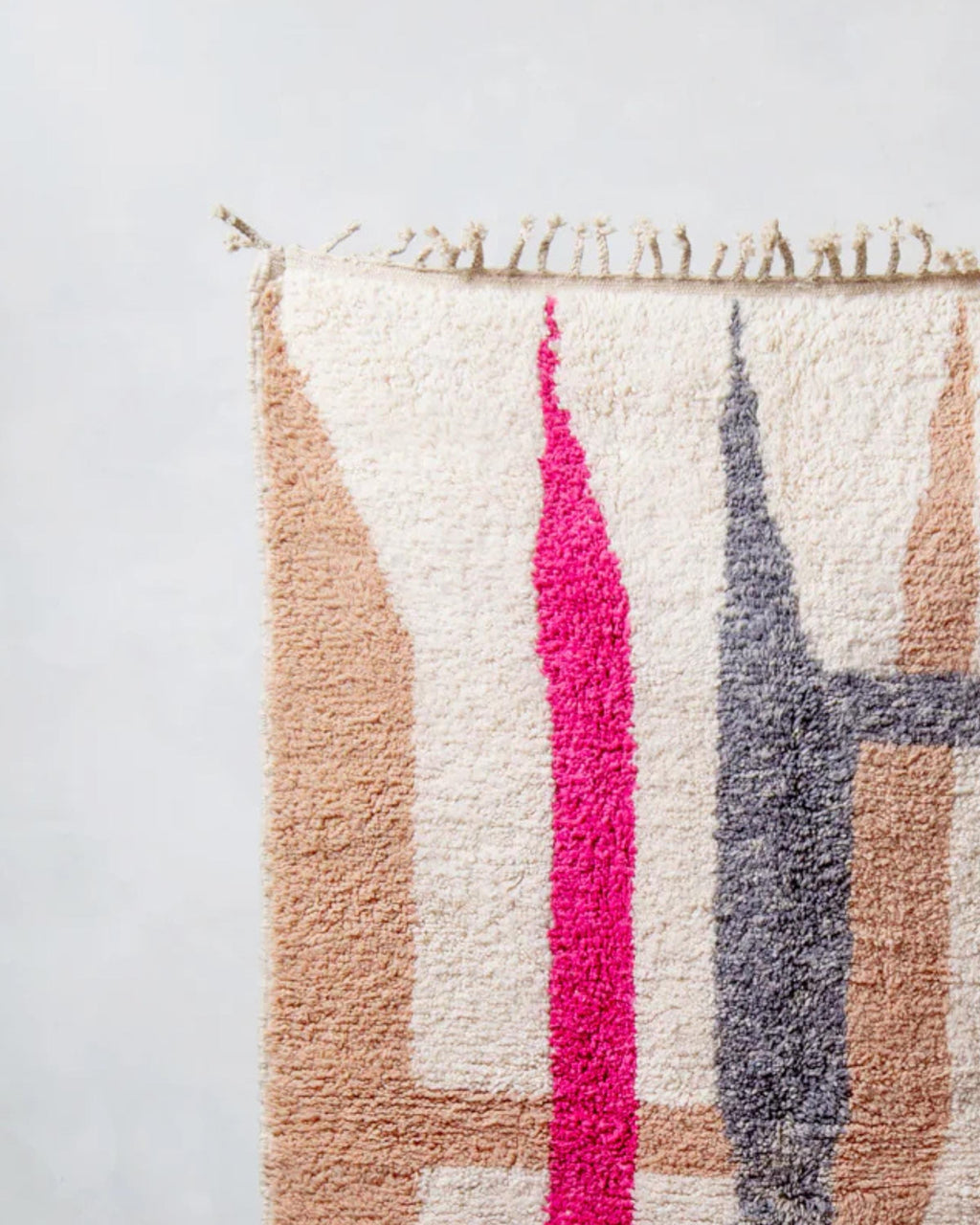 Handmade Wool Berber Rug: Custom Moroccan Azilal Rug