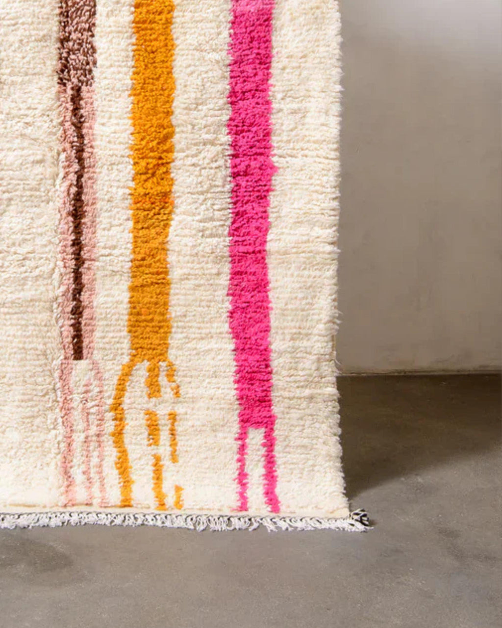 Handmade Beni Ourain Berber Rug: 8x10 Moroccan Wool Carpet