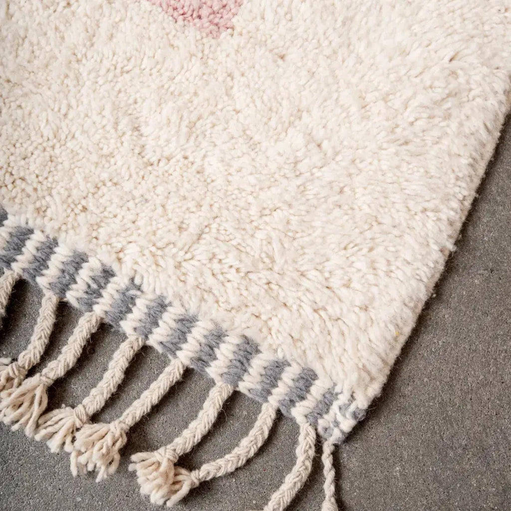 Handmade Green Wool Moroccan Rug: Berber Design, Custom 10x14