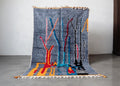 Moroccan rug, Beni Ourain Rug: 100% Wool, Tribal Decor